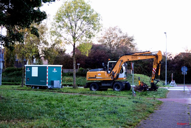 werkzaamheden rotonde stadswei 2018