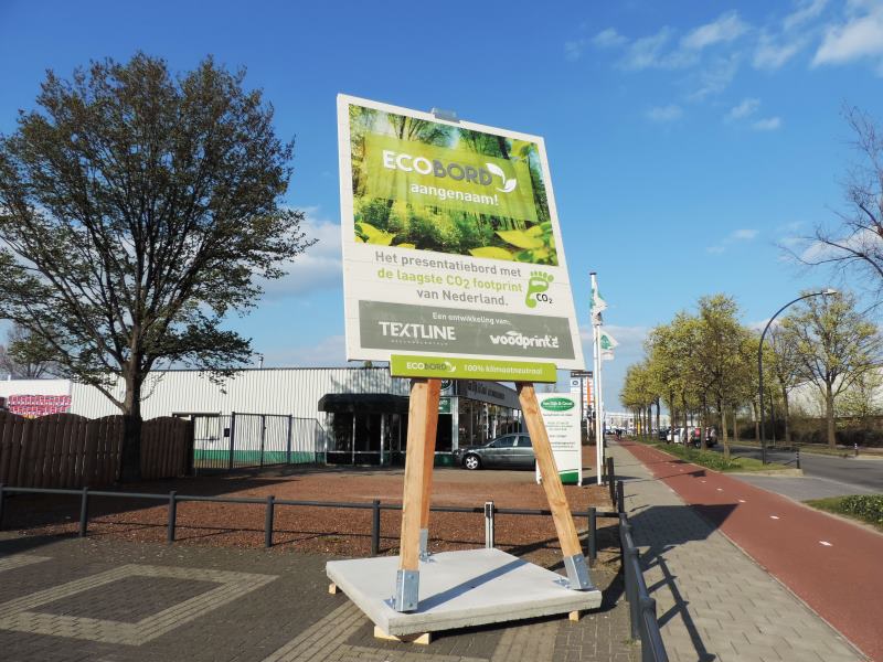 Duurzaam ecobord Textline 2019  Fullsize harderwijk 